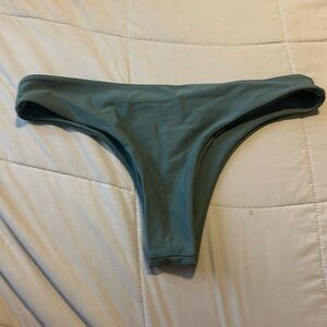 Green bathing suit bottoms